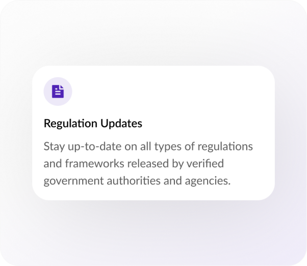Regulation Updates