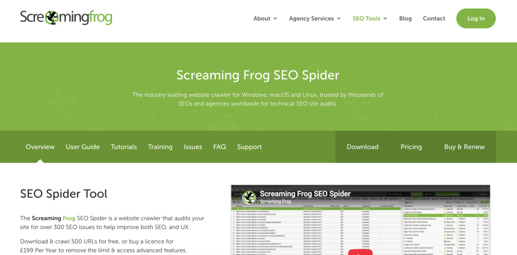 Screaming Frog