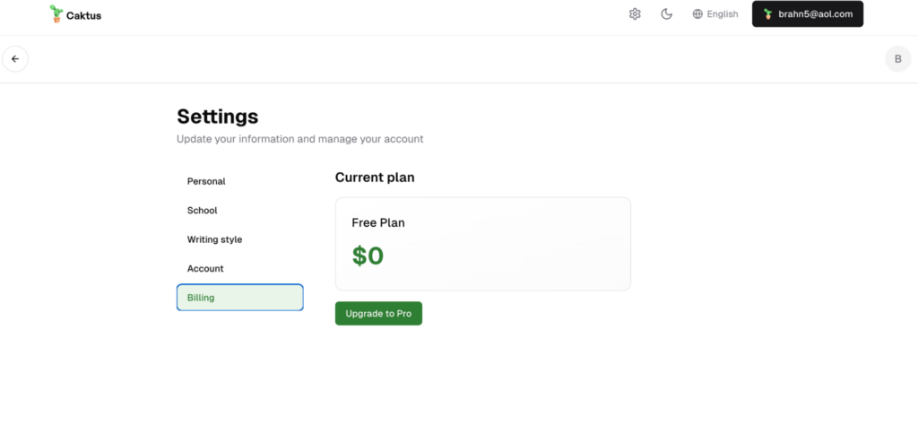 How to Cancel Cactus AI Subscription