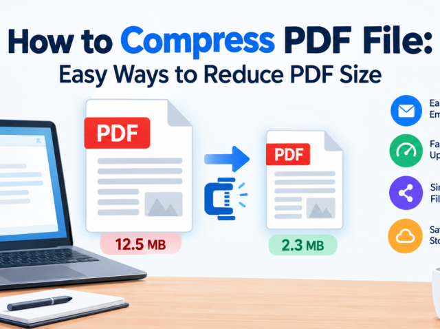 How to Compress PDF File: Easy Ways to Reduce PDF Size